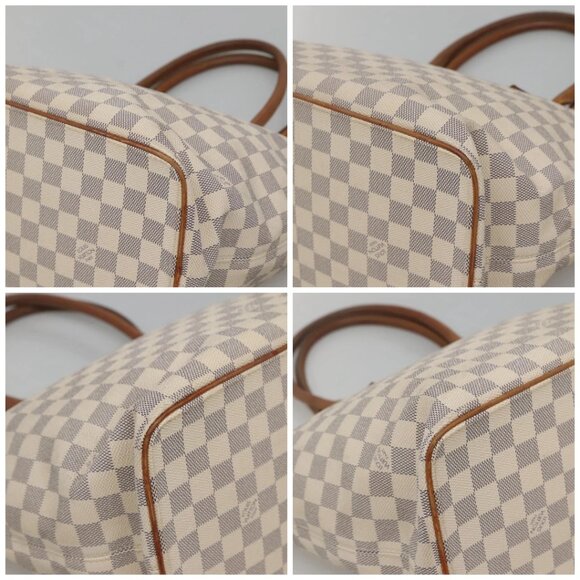 LOUIS VUITTON Damier Azur Saleya MM Tote Bag - Picture 15 of 15